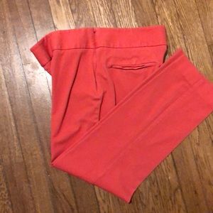 Loft Salmon colored dress slacks